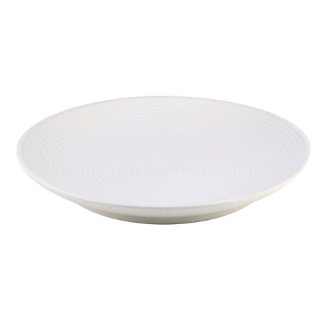 Conjunto Com 2 Pratos De Cerâmica 19Cm Branco