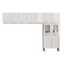 Ver imagem 1 de Cozinha Modulada Bertolini Evidence 3 Peças (2 Armários + 1 Paneleiro) CPT65 Branco