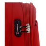 Mala Viagem Primicia Cairo Poliéster Rodas 360° Média - Vermelha - 4