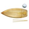 Barca Para Sushi Petiscos Jantar Japones 39,5cm X 15cm - 7