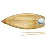Barca Para Sushi Petiscos Jantar Japones 39,5cm X 15cm - 5