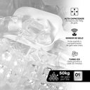 Ver imagem 3 de Máquina de Gelo Eos 50kg Ice Compact Inox Emg50 220v
