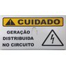 Placa Cuidado Geração Distribuída Circuito Fibra Vidro Padrão Enel - 1