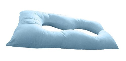 Travesseiro Gigante Happy Line 150 x 70 cm - Azul claro - 3