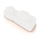 Ver imagem 6 de Sofá 2 Lugares Orgânico com Módulo Central e 1 Canto Berlim Bouclê Off White K01 - D’Rossi
