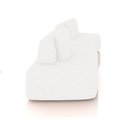 Ver imagem 5 de Sofá 2 Lugares Orgânico com Módulo Central e 1 Canto Berlim Bouclê Off White K01 - D’Rossi
