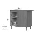 Ver imagem 3 de Balcão Cozinha Henn Venaly 1 Porta Canto Reto Cinamomo/Off