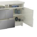 Ver imagem 6 de Balcão Espelhado Plata com 2 Portas e 2 Gavetas 100% Mdf Off White