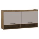 Ver imagem 1 de Armário Aéreo Ponte Modulado 165cm Delphi Avelã/cinnamon L01 - Mpozenato