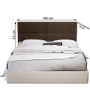 Ver imagem 4 de Painel Estofado Para Cama King Seleta 195 cm