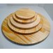 tabuas de madeira para mesa posta decoração kit completo 5 peças com acabamento em verniz - 3