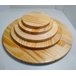 tabuas de madeira para mesa posta decoração kit completo 5 peças com acabamento em verniz - 7