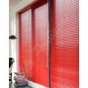 Ver imagem 4 de Persiana Horizontal - 1,50m larg x 1,50m alt - Alumínio 25mm - Cor: Vermelho - Comando Direito
