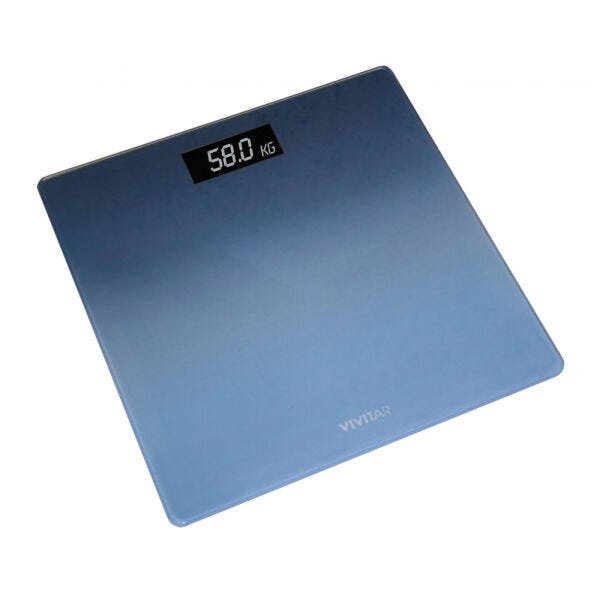 Balança Digital Automática Para Banheiro Com Display Backlit Grande - 180 Kg Azul