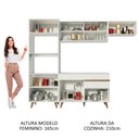 Ver imagem 6 de Armário de Cozinha Completa 260cm Branco Reims Madesa XB01