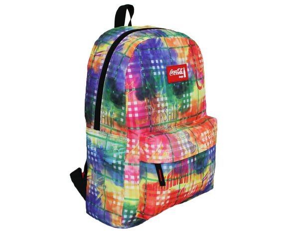 Mochila Escolar Feminina Grande Coca Cola Original Vibrant - 2