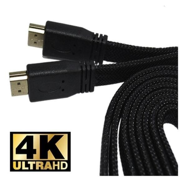 Cabo HDMI 3D 4K 2K 3.0 Malha 2 Mts Ps4 xbox HDTV Pc - 1