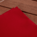 Ver imagem 2 de Kit 4 Guardanapos de Pano Liso 35 X 35cm Tecido Oxford Natal Vermelho