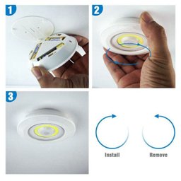 Lâmpada Luminária Led Cob Sem Fio Controle Remoto MJ-99802 - 4