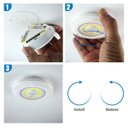 Ver imagem 4 de Lâmpada Luminária Led Cob Sem Fio Controle Remoto MJ-99802