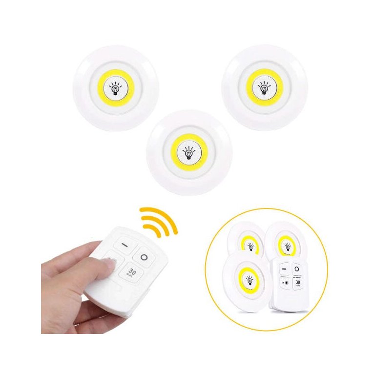 Lâmpada Luminária Led Cob Sem Fio Controle Remoto MJ-99802
