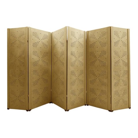 Biombo Divisor Ambiente Ramo 6 Folhas C/ 12 Pezinhos