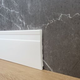 Rodape 10cm Poliestireno Frisado 51910 Slim - 2,4 Metros - 4