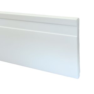 Rodape 10cm Poliestireno Frisado 51910 Slim - 2,4 Metros