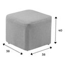 Ver imagem 7 de Cadeira Amamentação Balanço Bege Puff Quarto Bebe Moderna