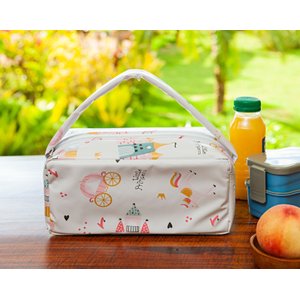 Bolsa Frasqueira Térmica Bebê e Infantil 2,78 Litros Impermeável Estojo:rosa Princess