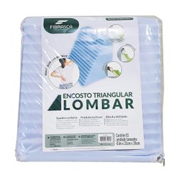 Encosto Triangular Lombar Fibrasca 43x32cm - 1