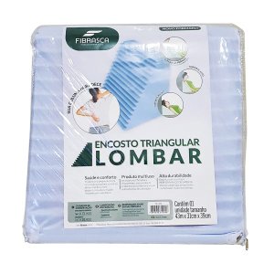 Encosto Triangular Lombar Fibrasca 43x32cm
