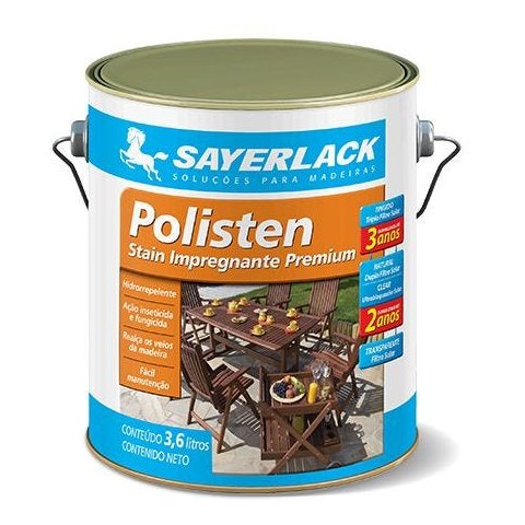 POLISTEN TINGIDO - STAIN IMPREGNANTE PREMIUM 900ML - Mogno Ingles