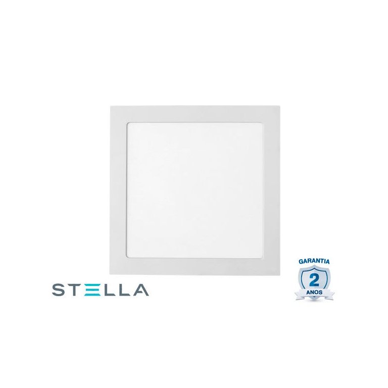 Luminária Led Painel Embutir 27X27CM 24W 6500K STH9954Q/65 STELLA Cor:6500K Branco Frio;Voltagem:110