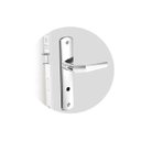 Ver imagem 2 de Fechadura Soprano Pop Line Banheiro Wc Cromada 811 40x53 E26