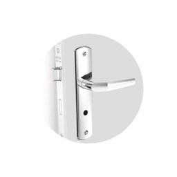 Fechadura Soprano Pop Line Banheiro Wc Cromada 811 40x53 E26 - 2