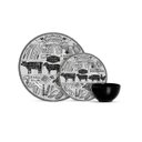 Ver imagem 1 de Aparelho de Jantar com 12 Peças Churrasco com Bowl Preto