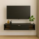 Ver imagem 3 de Penteadeira Suspensa Versatta Multifuncional 2 Nichos Preto