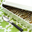 Ver imagem 2 de Conjunto com 6 Colheres para Mesa de Aço Inox com Cabo de Plástico Rattan Preto 19,5Cm