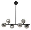 Ver imagem 1 de Lustre Pendente 6 Globos Esfera Vidro Molecular Jabuticaba