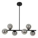 Ver imagem 1 de Lustre Pendente 6 Globos Esfera Vidro Molecular Jabuticaba