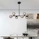 Ver imagem 2 de Lustre Pendente 6 Globos Esfera Vidro Molecular Jabuticaba