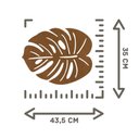 Ver imagem 2 de Lugar Americano Avulso Dupla Face Costela de Adão Leaf