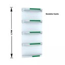 Ver imagem 3 de Gondola Parede 170 Fit Ate 2 Metros 1 Canto Branco 15b Pe Verde