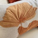 Ver imagem 5 de Kit 2 Capas de Almofadas Linho Bordada Floral Terracota