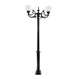 Poste Colonial de Jardim Petrópolis Alumínio Fundido 213cm - 1