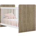 Ver imagem 7 de Berço Mini-cama 2 em 1 - Labirinto - Rústico / Branco