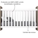 Ver imagem 4 de Berço Mini-cama 2 em 1 - Labirinto - Rústico / Branco