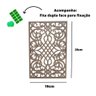 Divisor de Ambiente em Mdf 3mm Natural Modular 29x19 Cm [f031] - 2