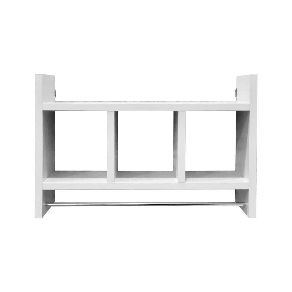 Nicho Porta Toalha Branco para Banheiro 45 x 30cm - 7